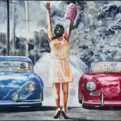 "The Grudge Match" 60x36